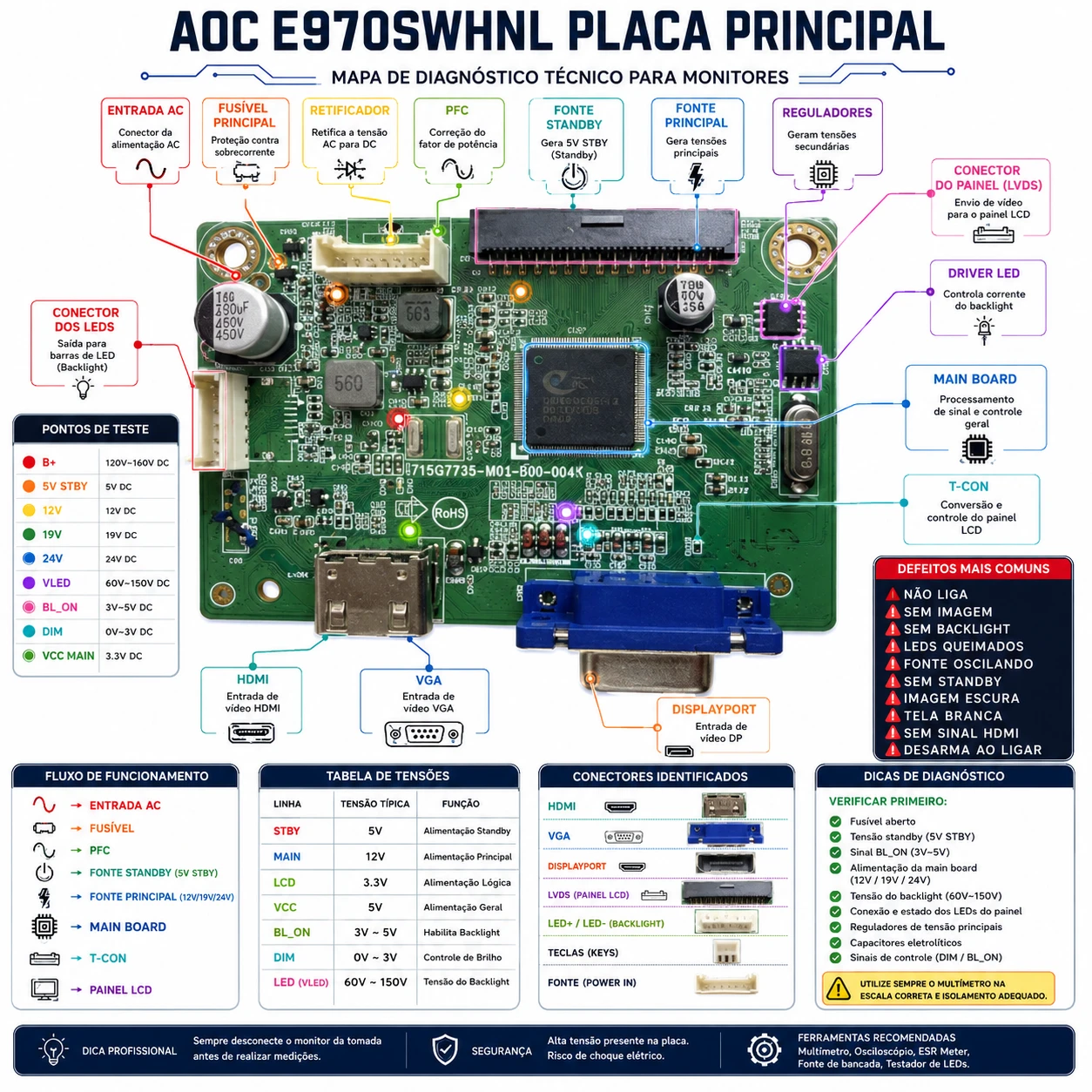 Esquema Monitor AOC 2