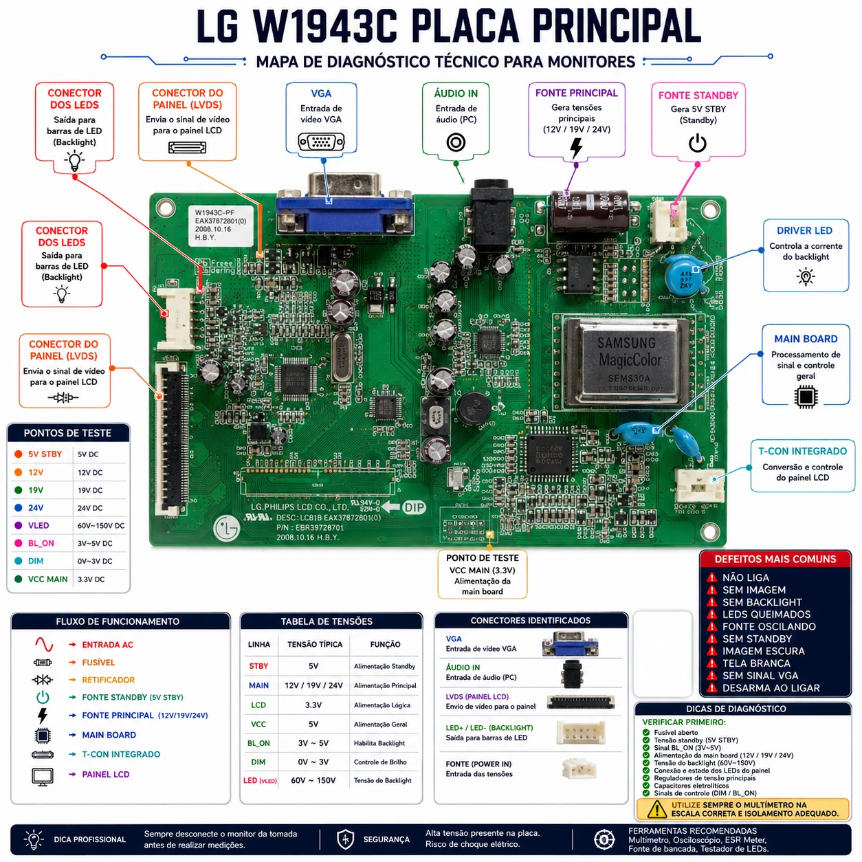 Esquema Monitor LG C