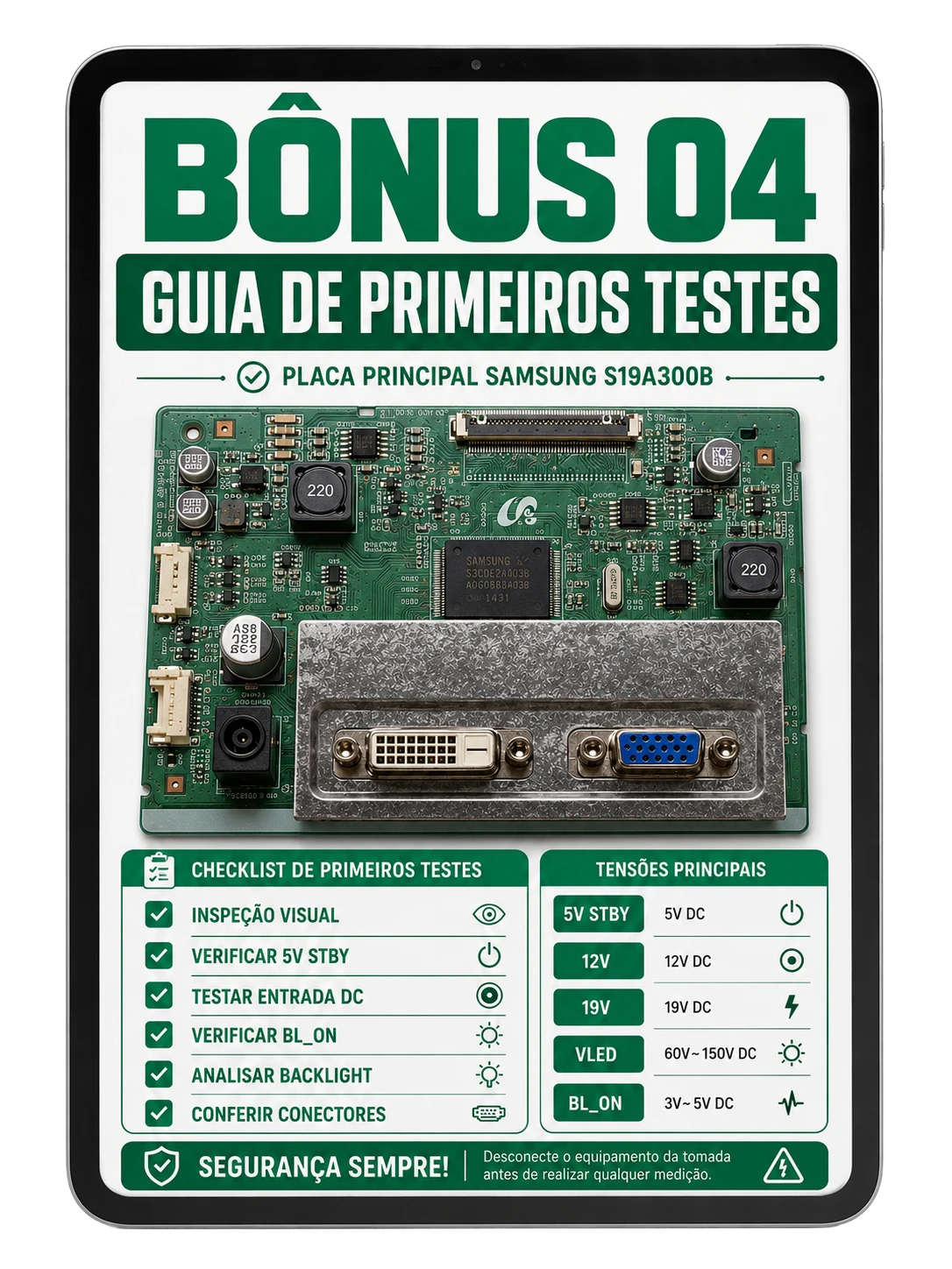 Bônus 04: Guia de Primeiros Testes em Monitores